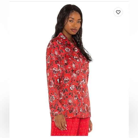 Tell your Friends Western Shirt Red Rousseau New with Tags! - Picture 3 of 8